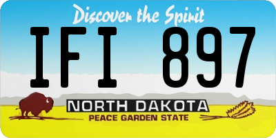 ND license plate IFI897