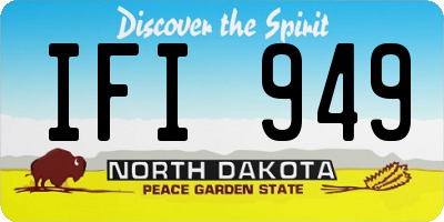 ND license plate IFI949