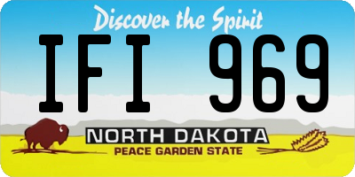 ND license plate IFI969