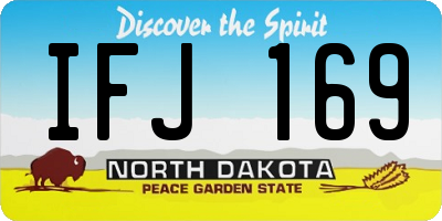 ND license plate IFJ169