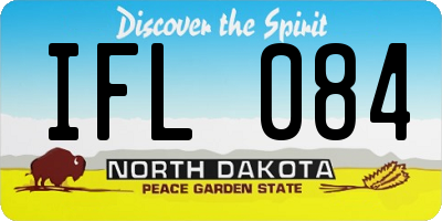 ND license plate IFL084