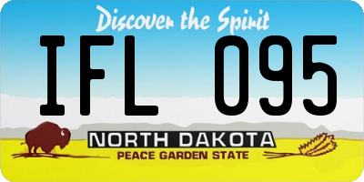 ND license plate IFL095