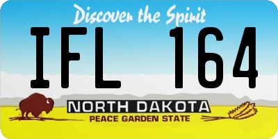 ND license plate IFL164