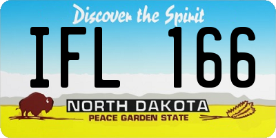 ND license plate IFL166