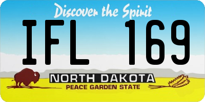 ND license plate IFL169