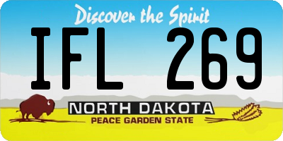 ND license plate IFL269