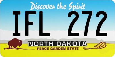 ND license plate IFL272