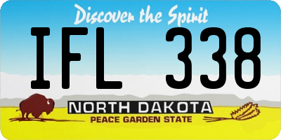 ND license plate IFL338