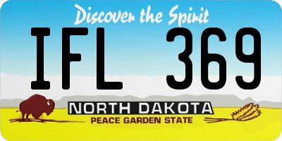 ND license plate IFL369