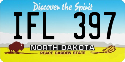 ND license plate IFL397