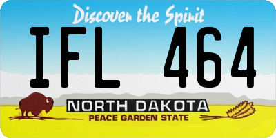 ND license plate IFL464