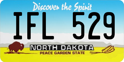 ND license plate IFL529
