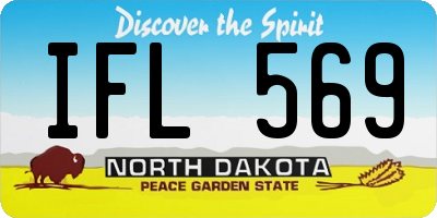 ND license plate IFL569