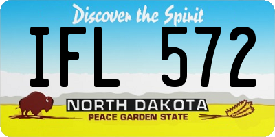ND license plate IFL572