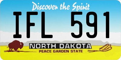 ND license plate IFL591