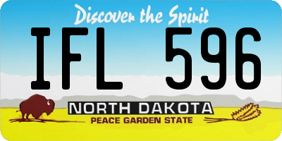 ND license plate IFL596