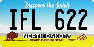 ND license plate IFL622