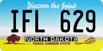 ND license plate IFL629