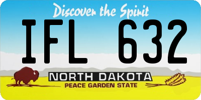 ND license plate IFL632