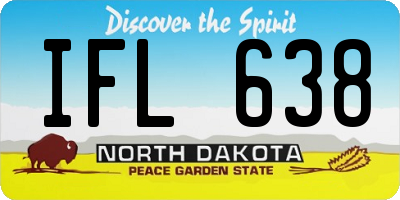 ND license plate IFL638
