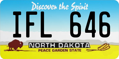 ND license plate IFL646