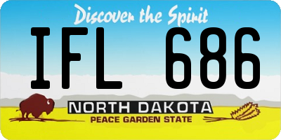 ND license plate IFL686