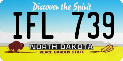 ND license plate IFL739