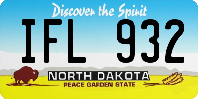ND license plate IFL932