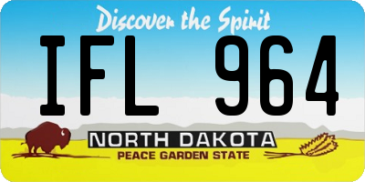ND license plate IFL964