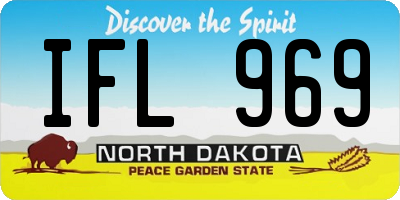 ND license plate IFL969