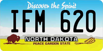 ND license plate IFM620