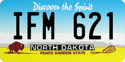 ND license plate IFM621