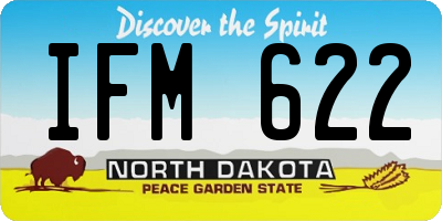 ND license plate IFM622