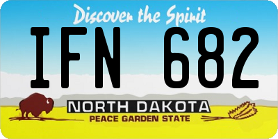 ND license plate IFN682