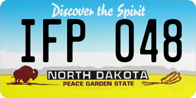 ND license plate IFP048