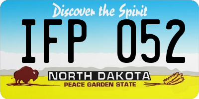 ND license plate IFP052