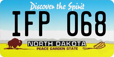 ND license plate IFP068