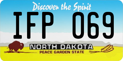 ND license plate IFP069