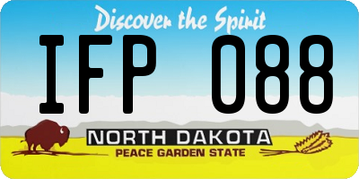 ND license plate IFP088