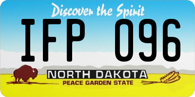 ND license plate IFP096