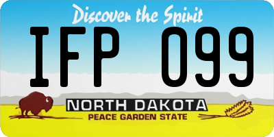 ND license plate IFP099