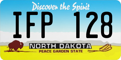 ND license plate IFP128