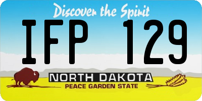 ND license plate IFP129