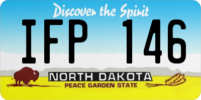 ND license plate IFP146
