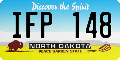 ND license plate IFP148