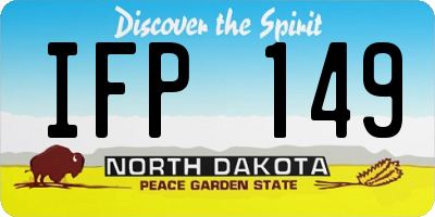 ND license plate IFP149
