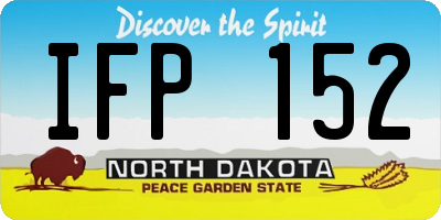 ND license plate IFP152