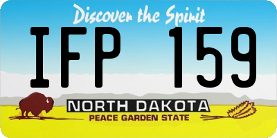 ND license plate IFP159