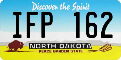 ND license plate IFP162