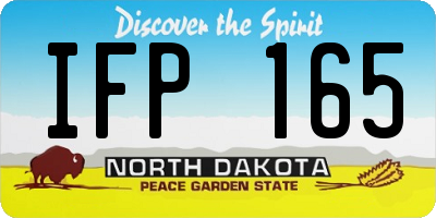 ND license plate IFP165